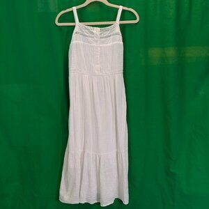 Universal Thread Size XS White Cotton Sundress